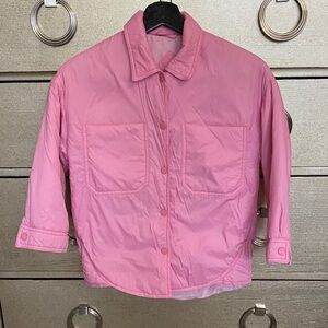 Zara Pink Women's Puffer Jacket